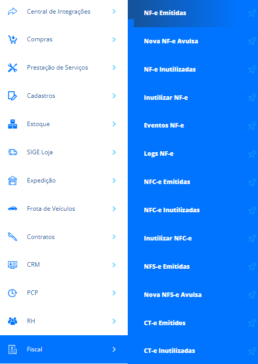 Arquivos NFS-e - Siga o Fisco